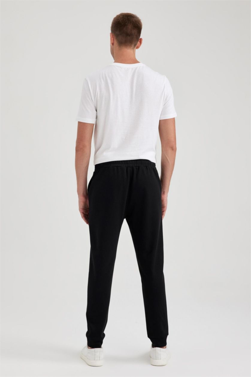 MAN Black Slim Fit Trousers