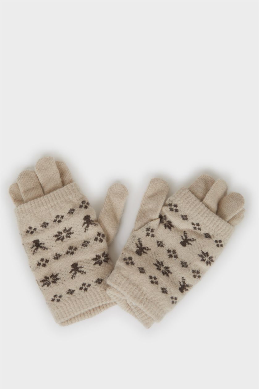 Kadın Taş Kadın Triko 2'li Eldiven