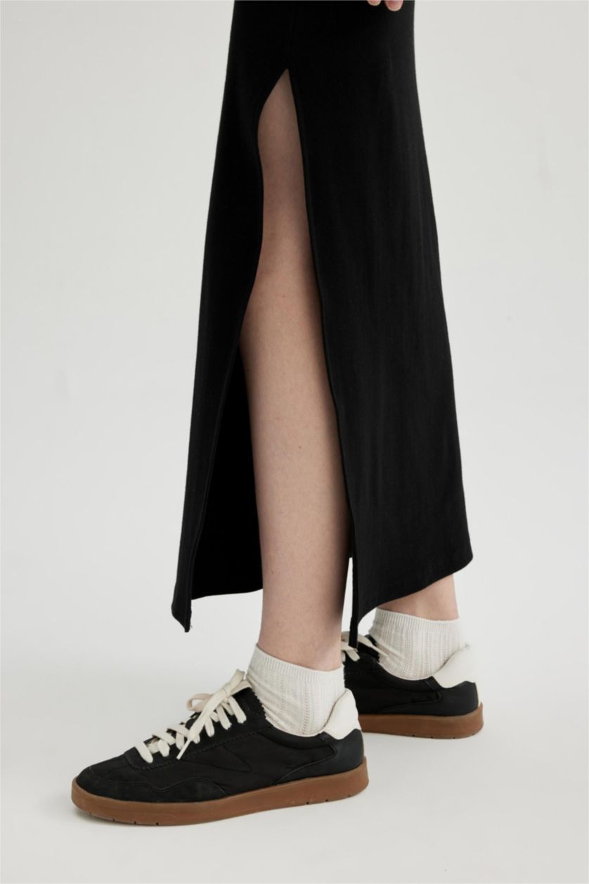 FEMME Noir Jupe En Tricot