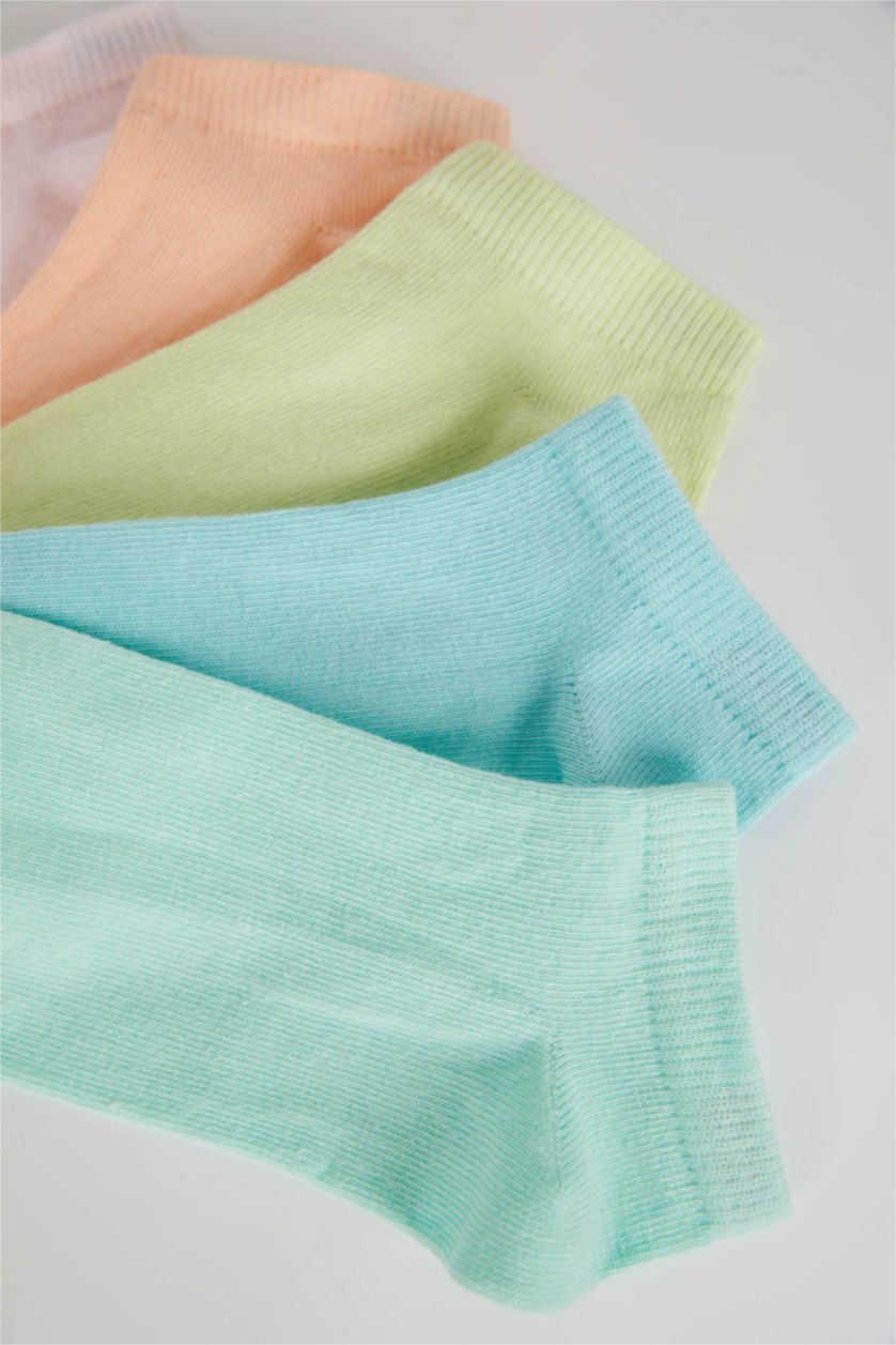 Kız Çocuk - Genç Kız Karma Kız Çocuk 5'li Pamuklu Patik Çorap