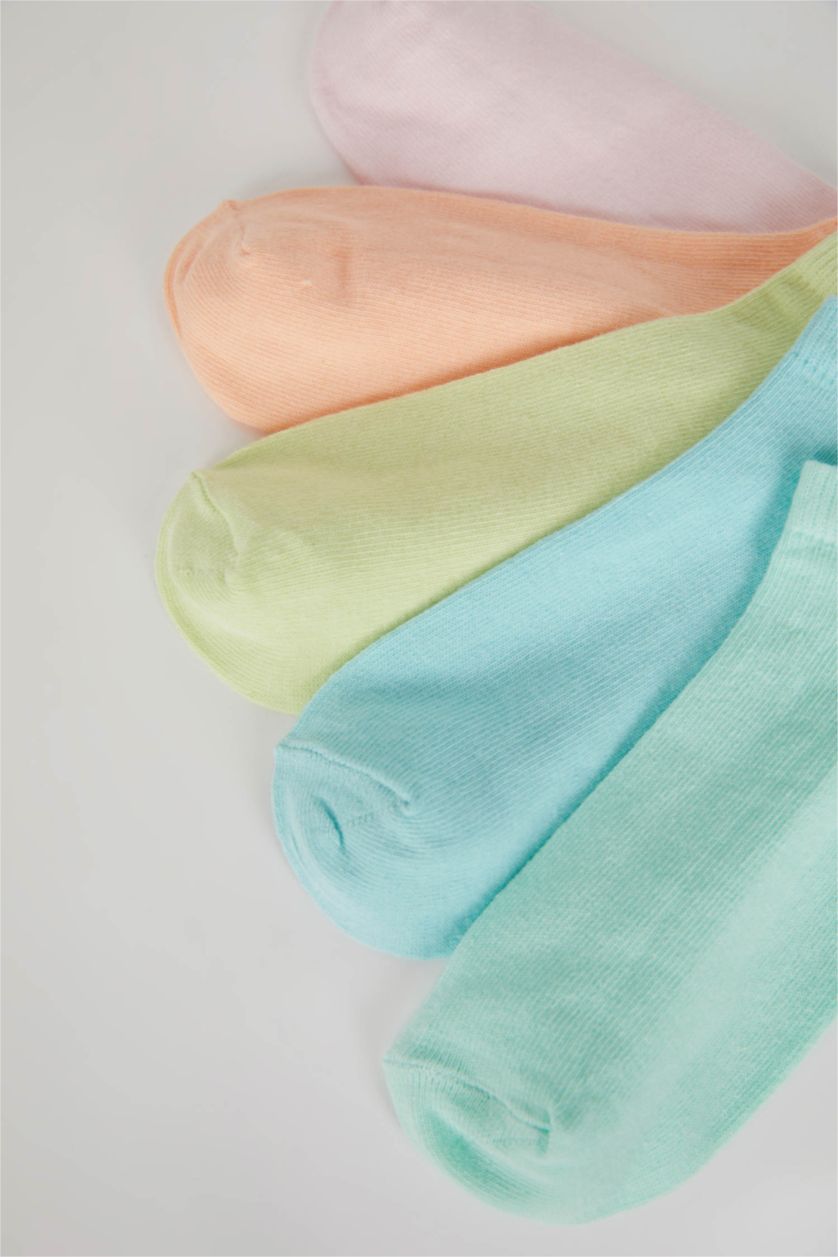 Kız Çocuk - Genç Kız Karma Kız Çocuk 5'li Pamuklu Patik Çorap