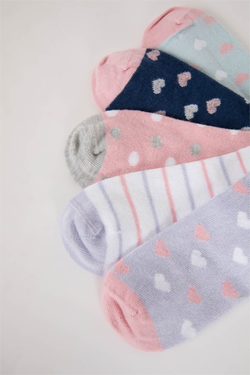 GIRLS & TEENS MIXED Girl 5 Piece Short Socks