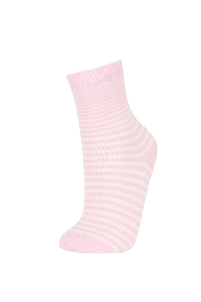 Kız Çocuk - Genç Kız Karma 3'lü Pamuklu Uzun Çorap Kız Çocuk