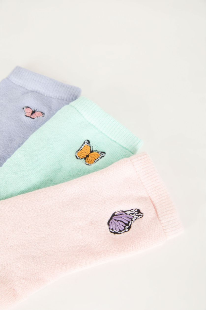 Young Girls - Teen Girls Karma Girl 3 Piece Cotton Long Socks
