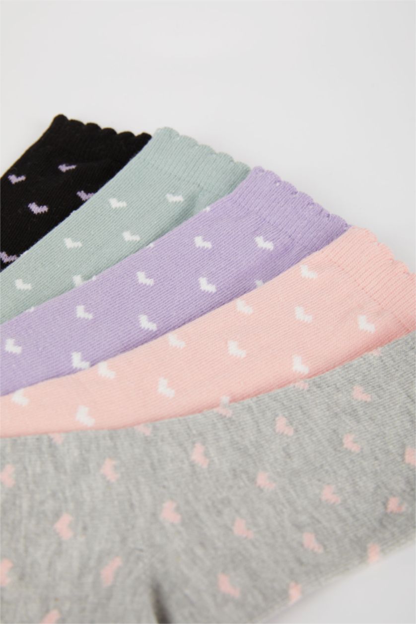 FILLES Karma Chaussettes Longues Coton pour Fille - 5 Paires