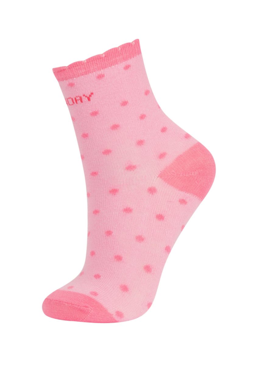 Kız Çocuk - Genç Kız Karma Kız Çocuk 5'li Pamuklu Uzun Çorap