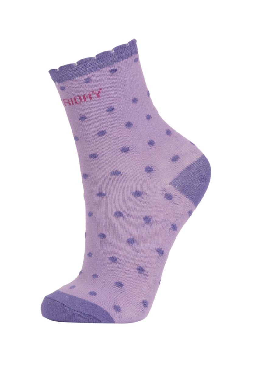 Kız Çocuk - Genç Kız Karma Kız Çocuk 5'li Pamuklu Uzun Çorap