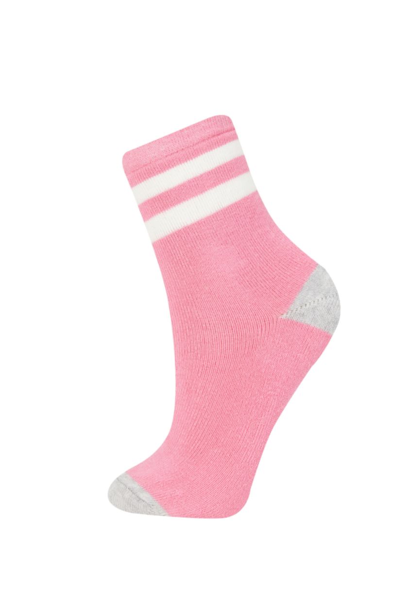 Kız Çocuk - Genç Kız Karma 2'li Pamuklu Havlu Çorap Kız Çocuk