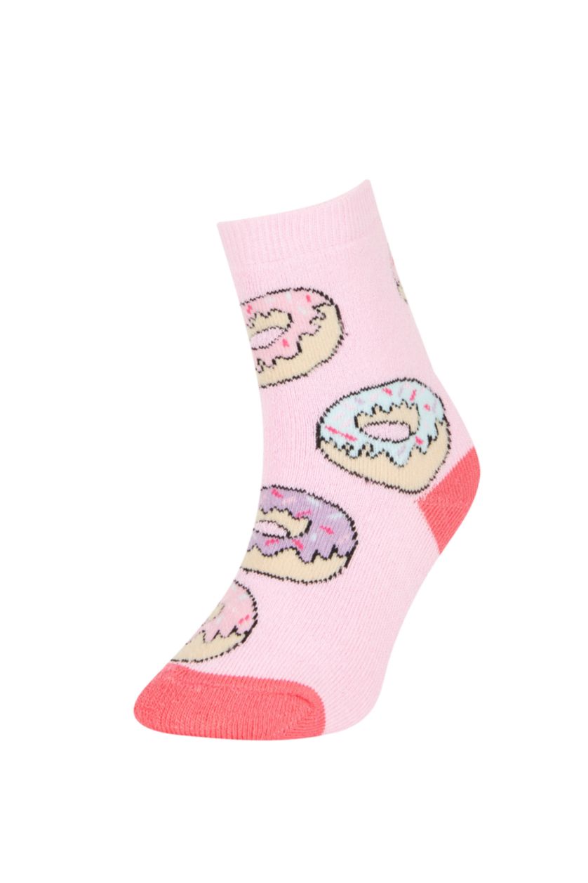 Kız Çocuk - Genç Kız Karma 2'li Pamuklu Havlu Çorap Kız Çocuk