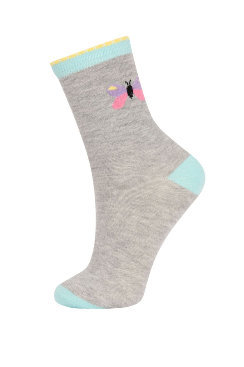 Қыздар Және Жасөспірімдер Түрлі түсті Қыздарға арналған 7 бөлікті мақтадан жасалған ұзын шұлық