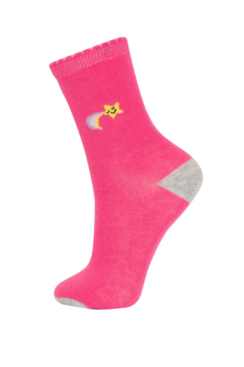 Қыздар Және Жасөспірімдер Түрлі түсті Қыздарға арналған 7 бөлікті мақтадан жасалған ұзын шұлық