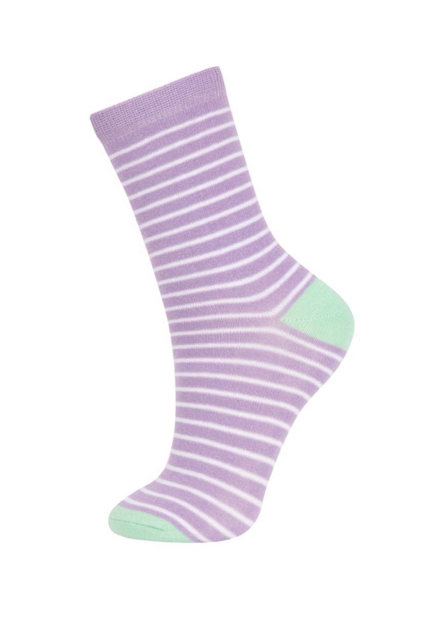 Қыздар Және Жасөспірімдер Түрлі түсті Қыздарға арналған 7 бөлікті мақтадан жасалған ұзын шұлық