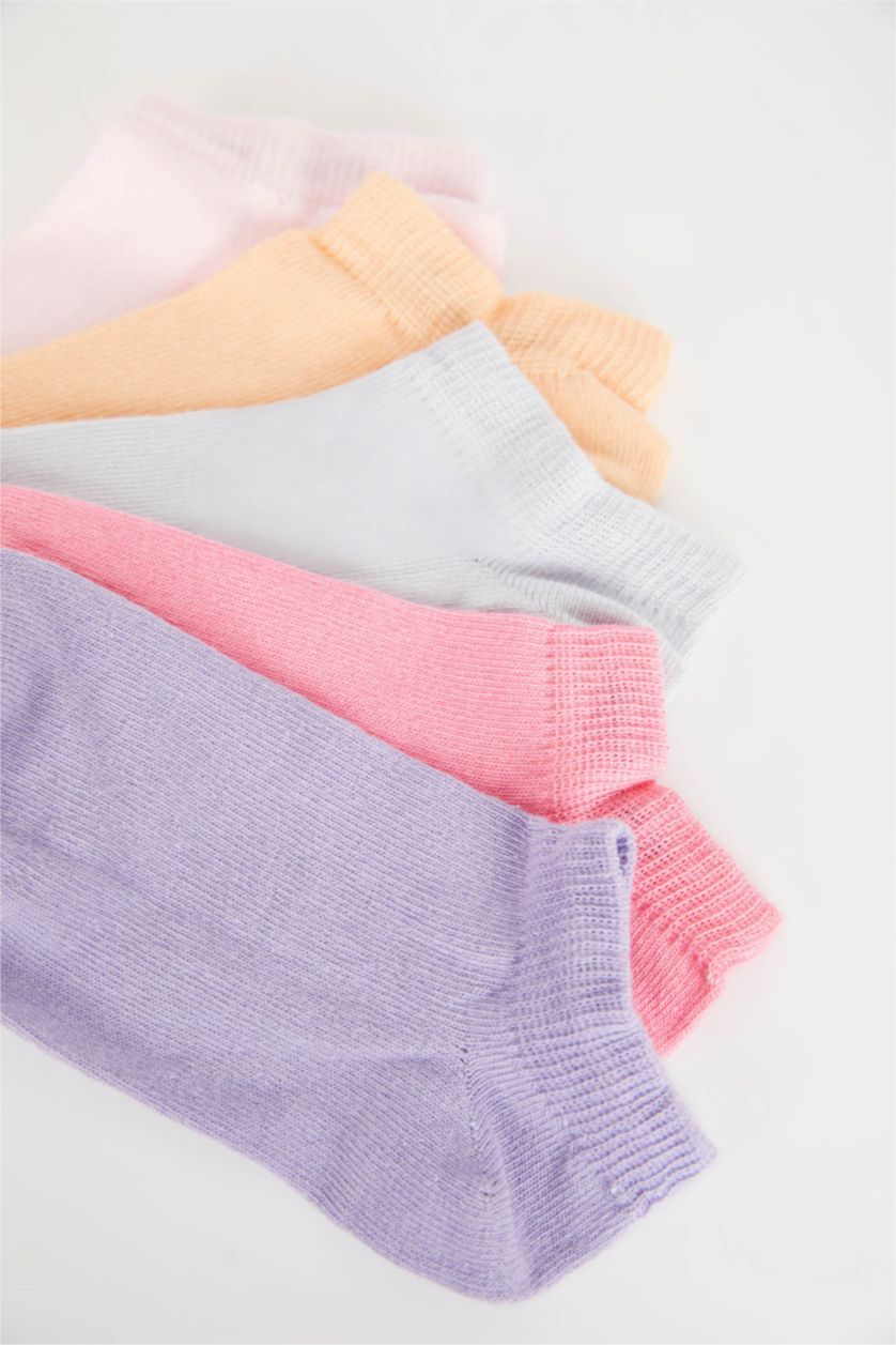 بنات Karma جوارب قصيرة قطن بناتي - 5 قطع