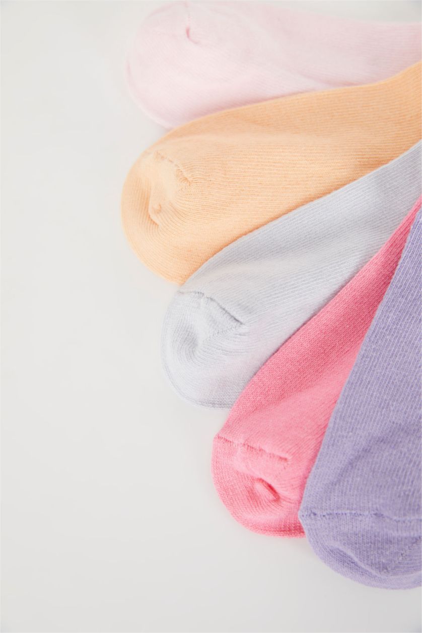 بنات Karma جوارب قصيرة قطن بناتي - 5 قطع