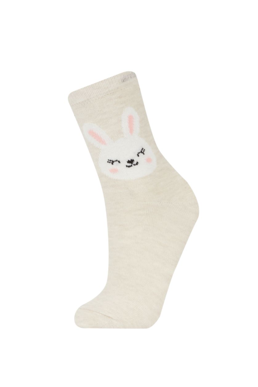 Kız Çocuk - Genç Kız Karma Kız Çocuk 3'lü Pamuklu Uzun Çorap