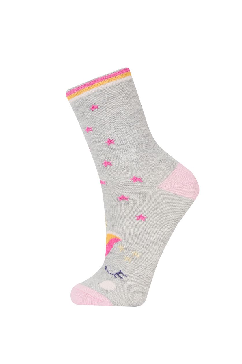 GIRLS & TEENS MIXED Girl 3 Piece Cotton Long Socks