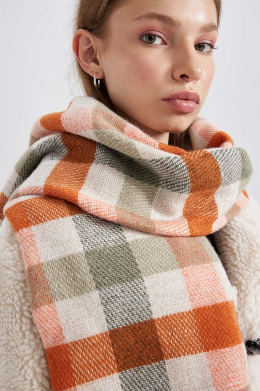 Kadın Yeşil Kadın Triko Atkı