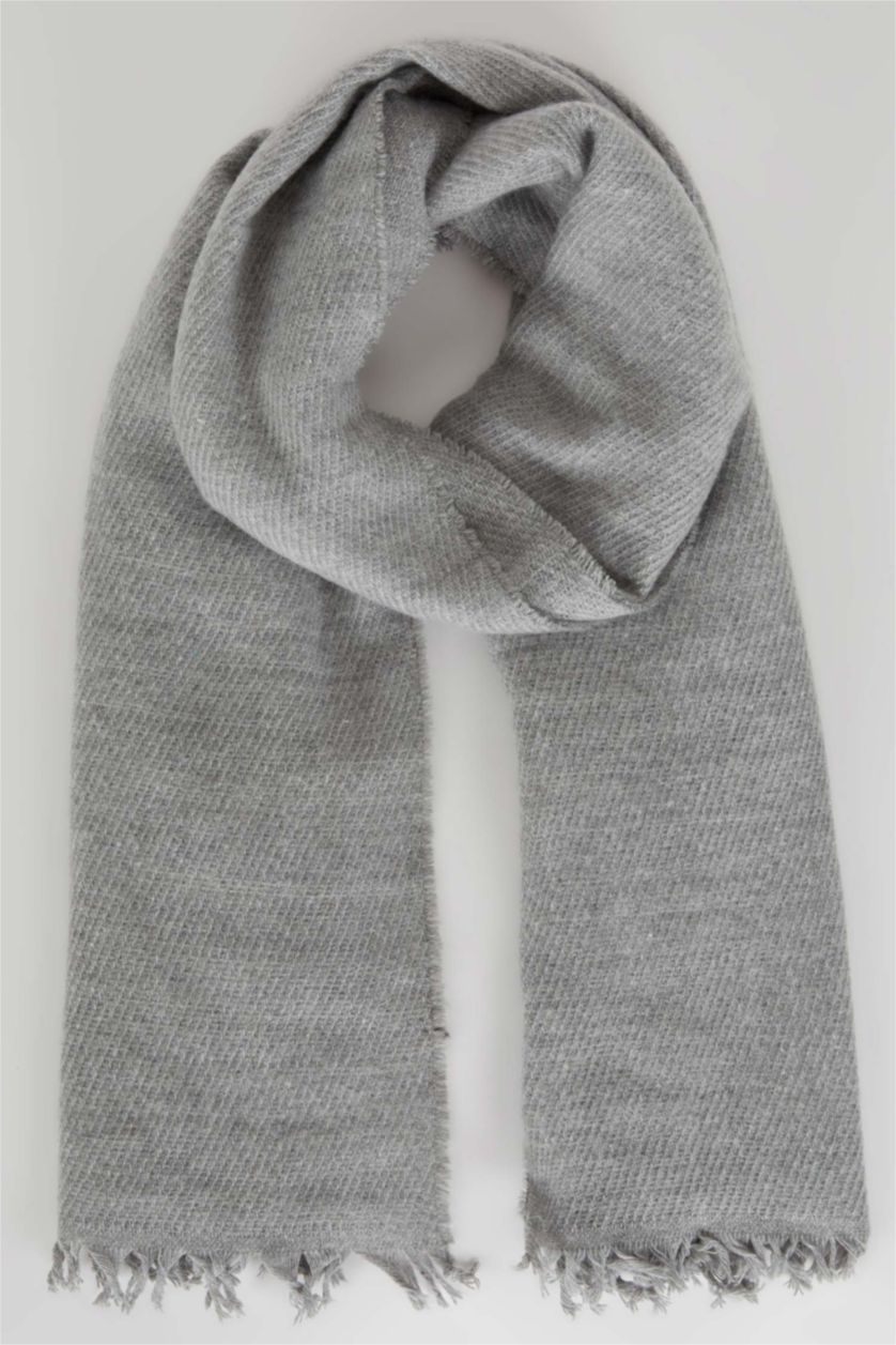 حريمي رمادي سكارف حريمي