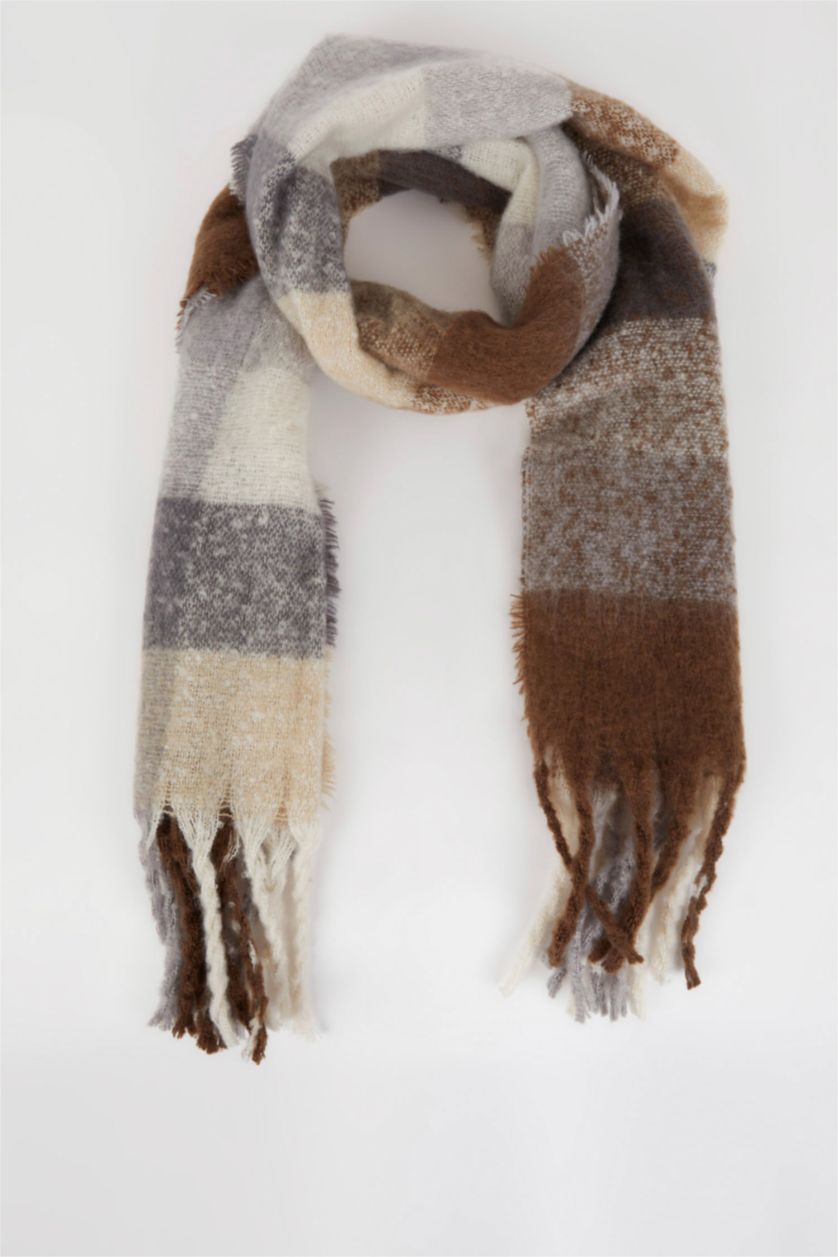 WOMAN Brown طقم سكارف