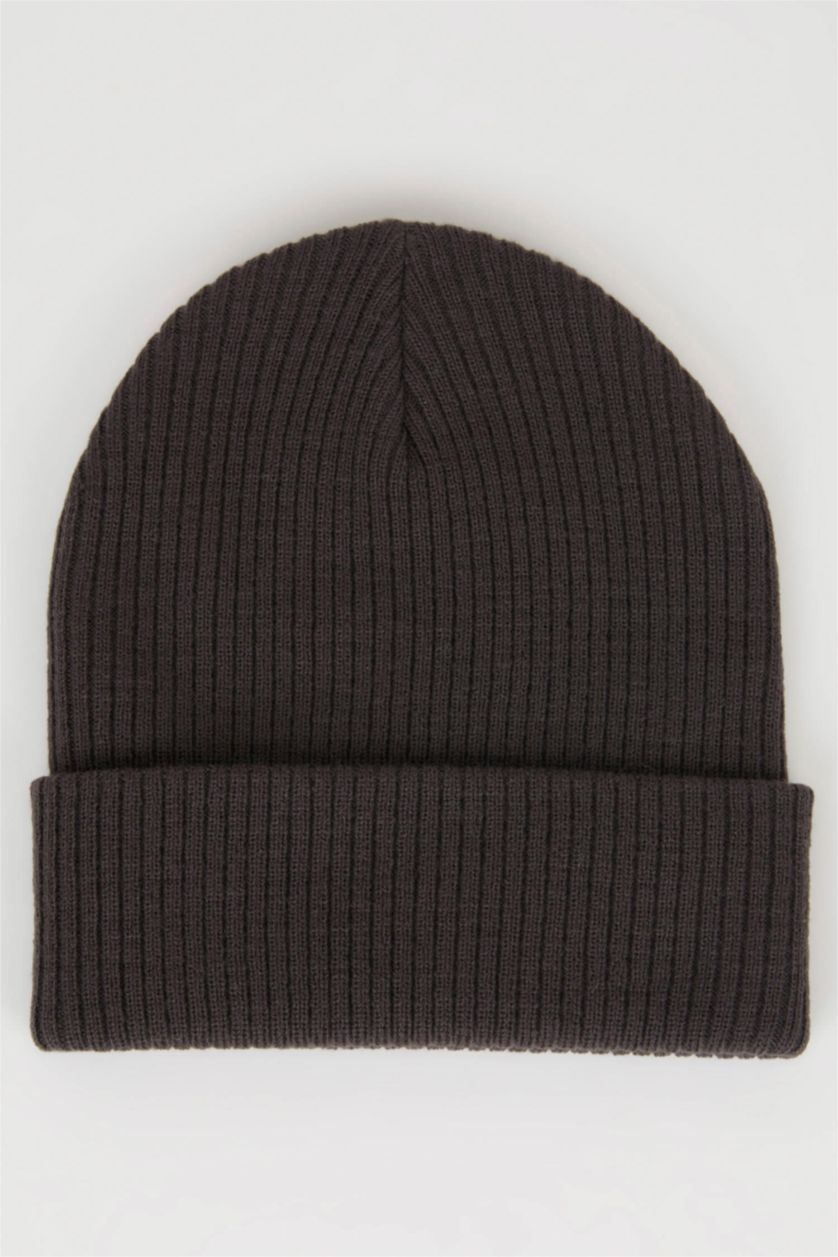 HOMME Anthracite Bonnet d'hiver