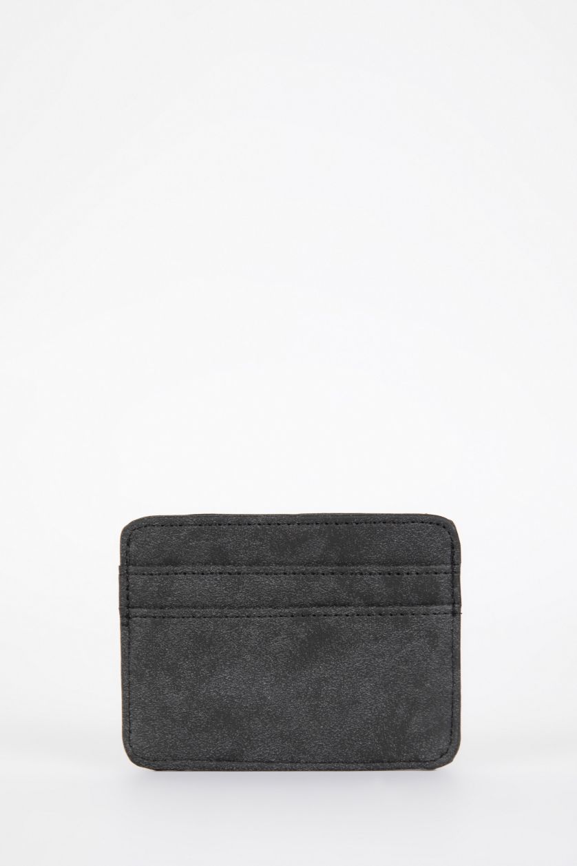 Erkek Siyah Erkek Suni Deri Kartlık