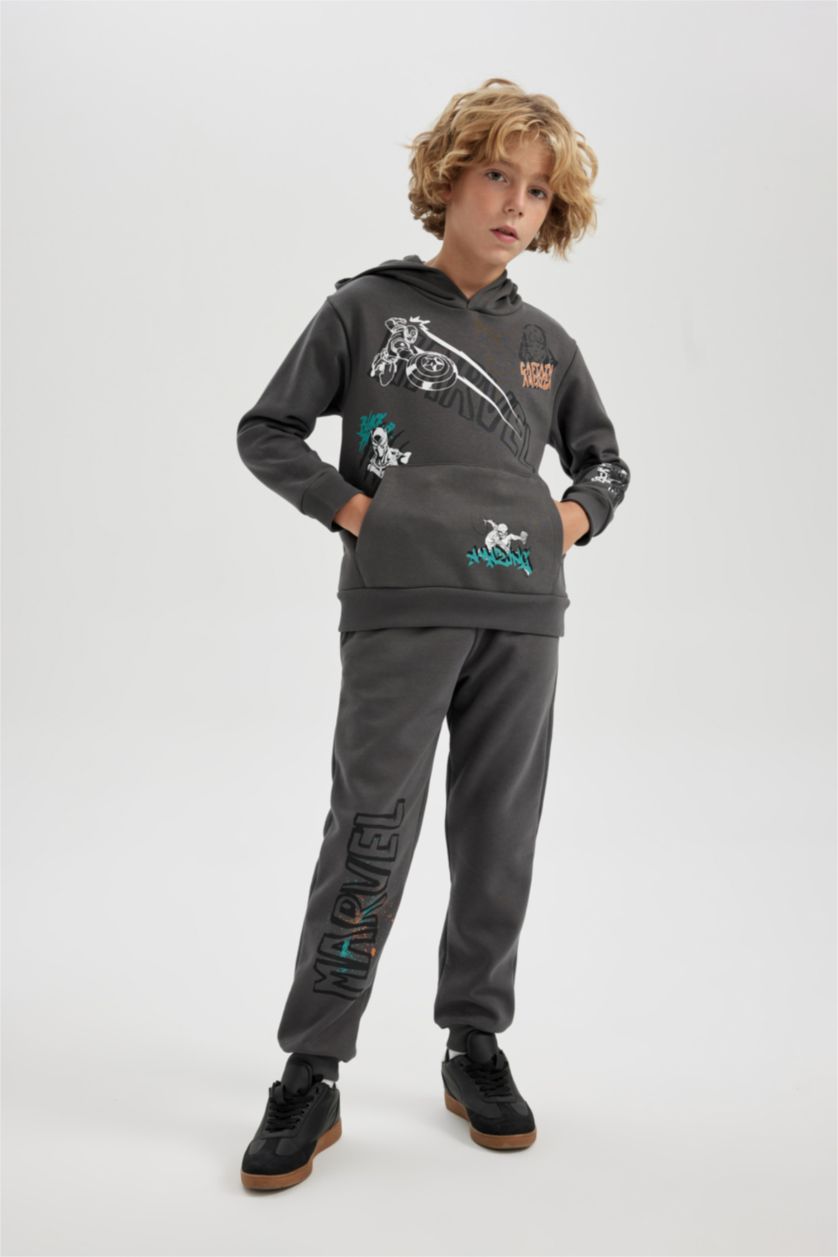 GARÇONS Anthracite Ensemble En Tricot 2 Vengeurs (Fournisseur) Garçon