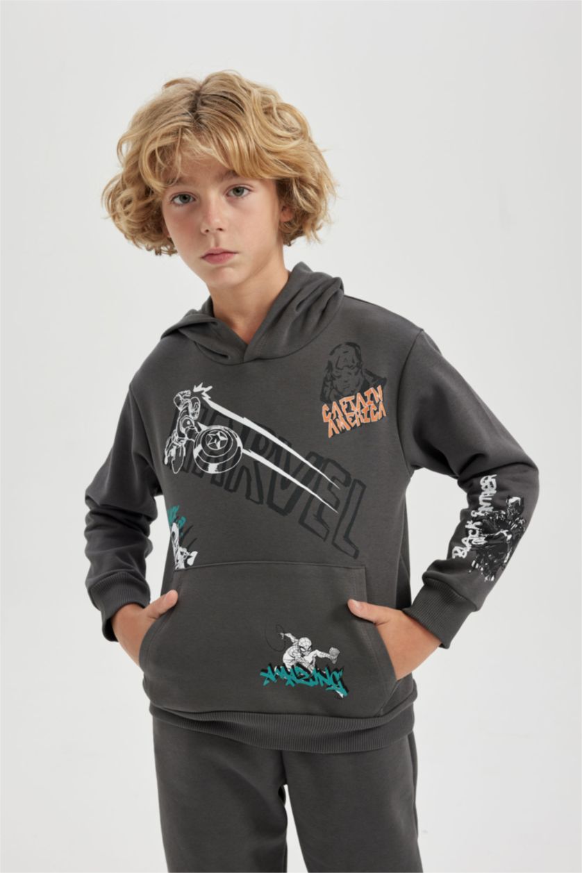 GARÇONS Anthracite Ensemble En Tricot 2 Vengeurs (Fournisseur) Garçon