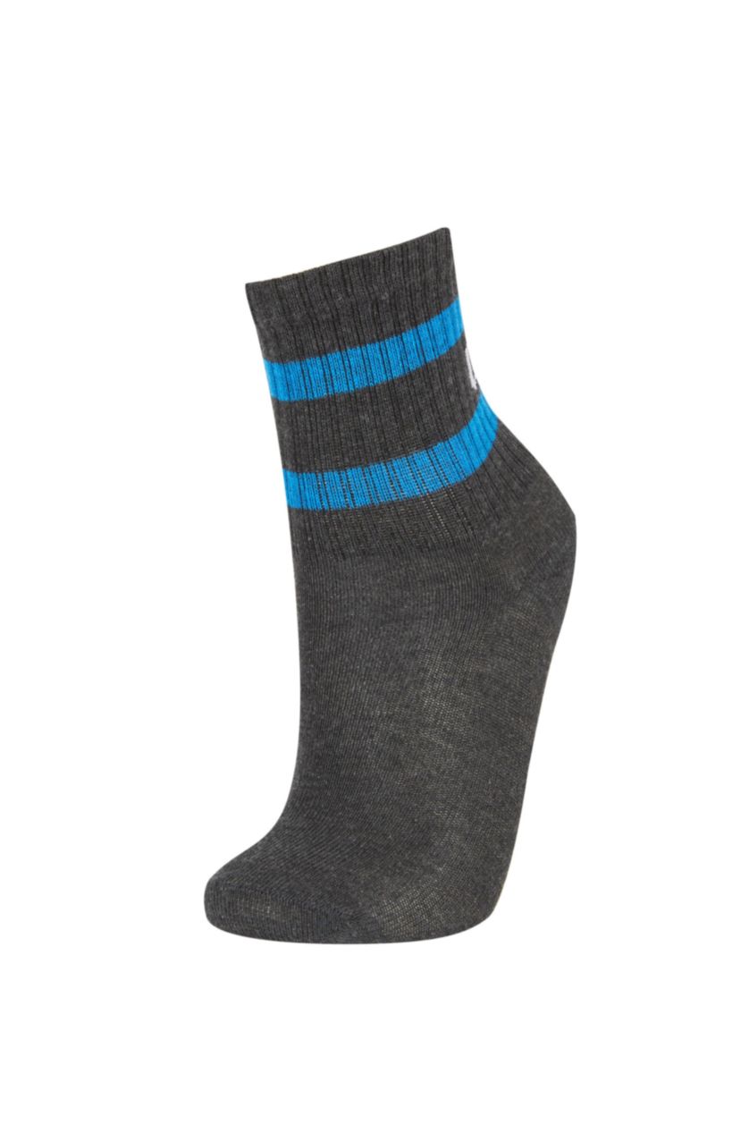 Мальчики и подростки Разноцветный Длинные носки из хлопка для мальчиков, 5 пар