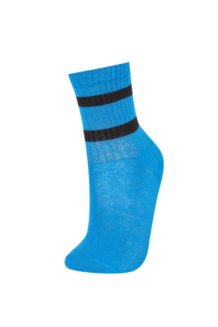 Мальчики и подростки Разноцветный Длинные носки из хлопка для мальчиков, 5 пар