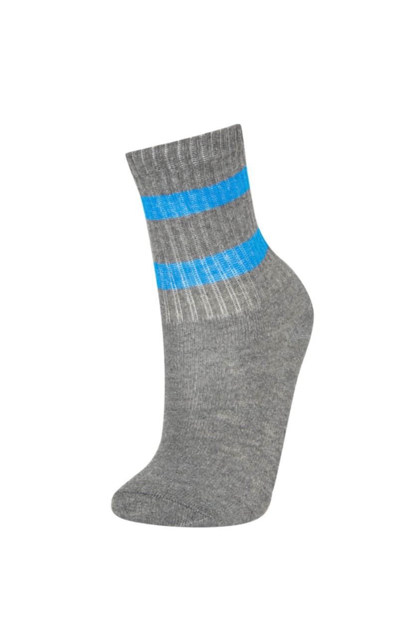 Мальчики и подростки Разноцветный Длинные носки из хлопка для мальчиков, 5 пар