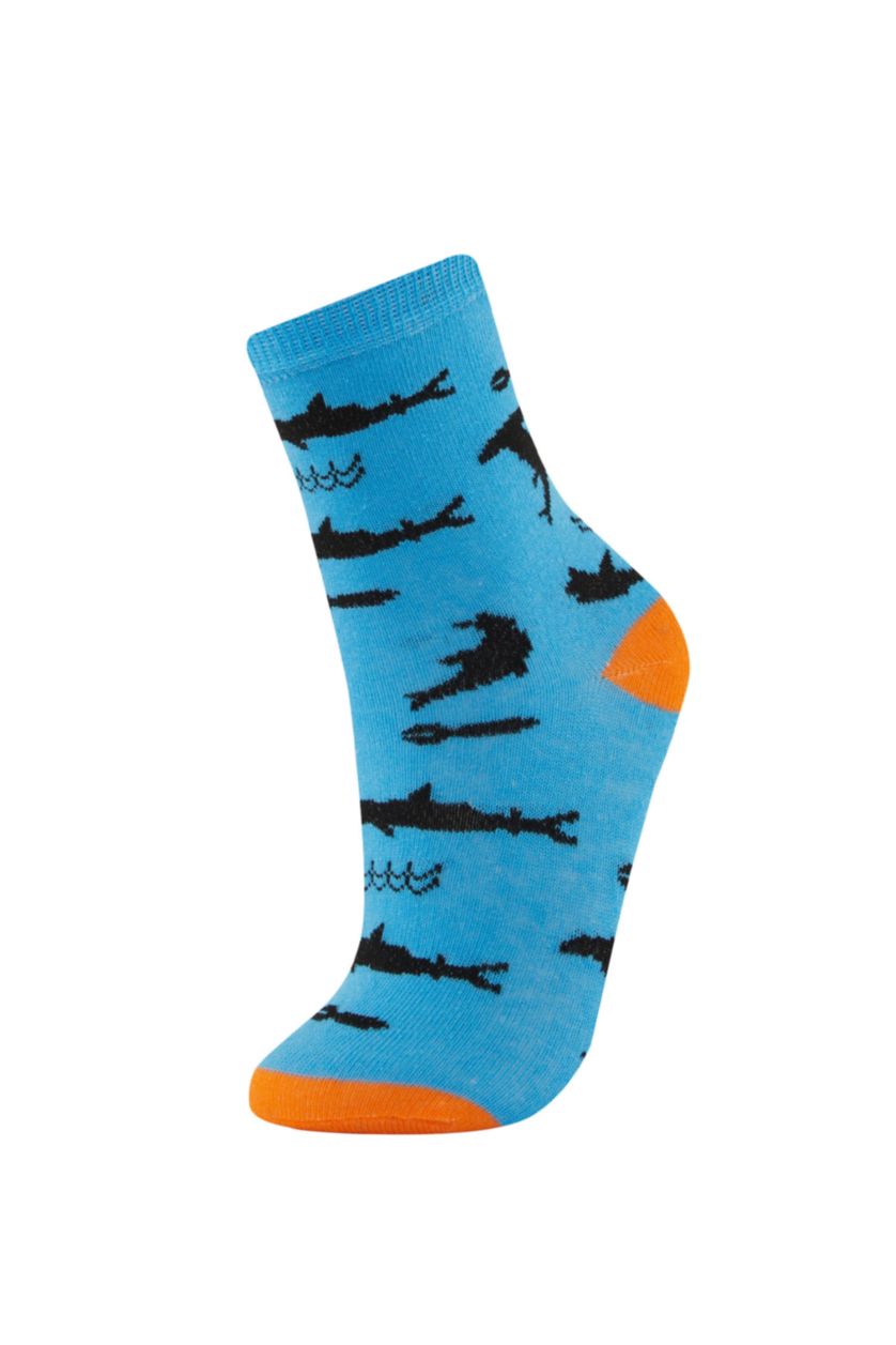 Мальчики и подростки Разноцветный Длинные носки из хлопка для мальчиков, 3 пары