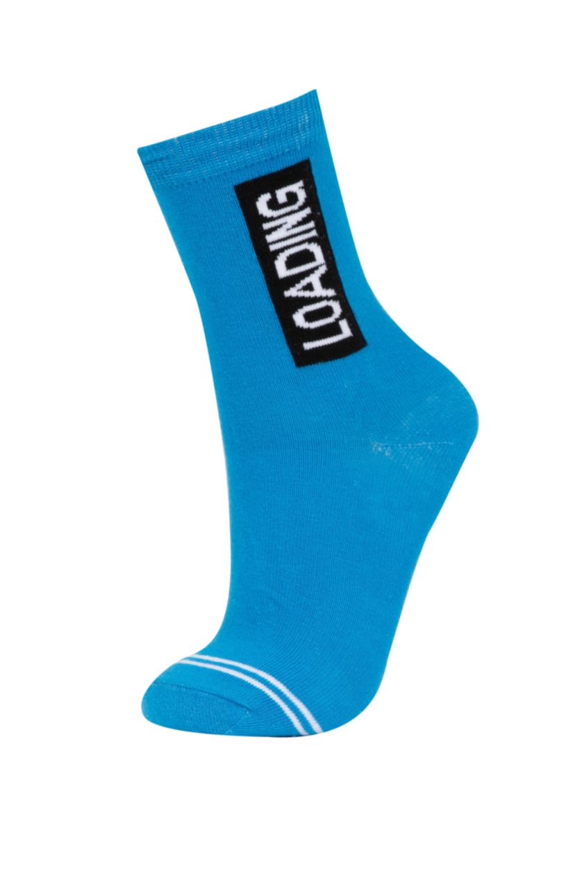 أولادي MIXED شرابات طويل اولادي قطن - 7 قطع