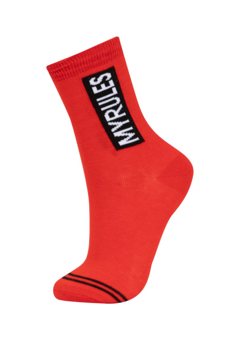 أولادي MIXED شرابات طويل اولادي قطن - 7 قطع