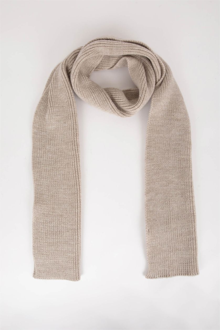 WOMAN Beige Women Scarf