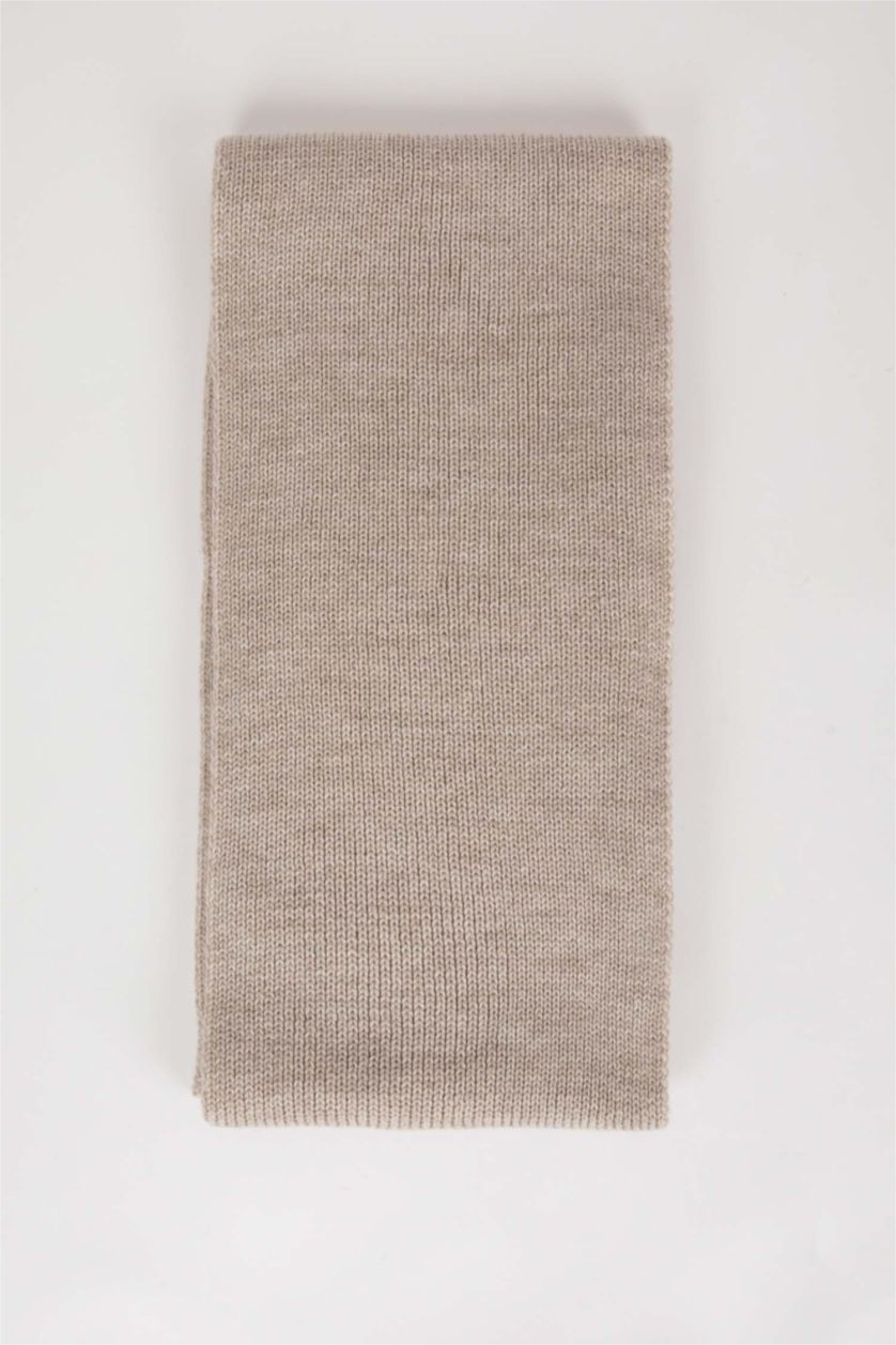 WOMAN Beige Women Scarf