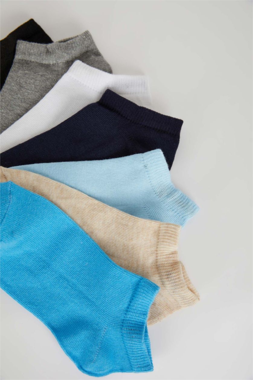 Erkek Çocuk - Genç Erkek Karma Erkek Çocuk 7'li Pamuklu Patik Çorap