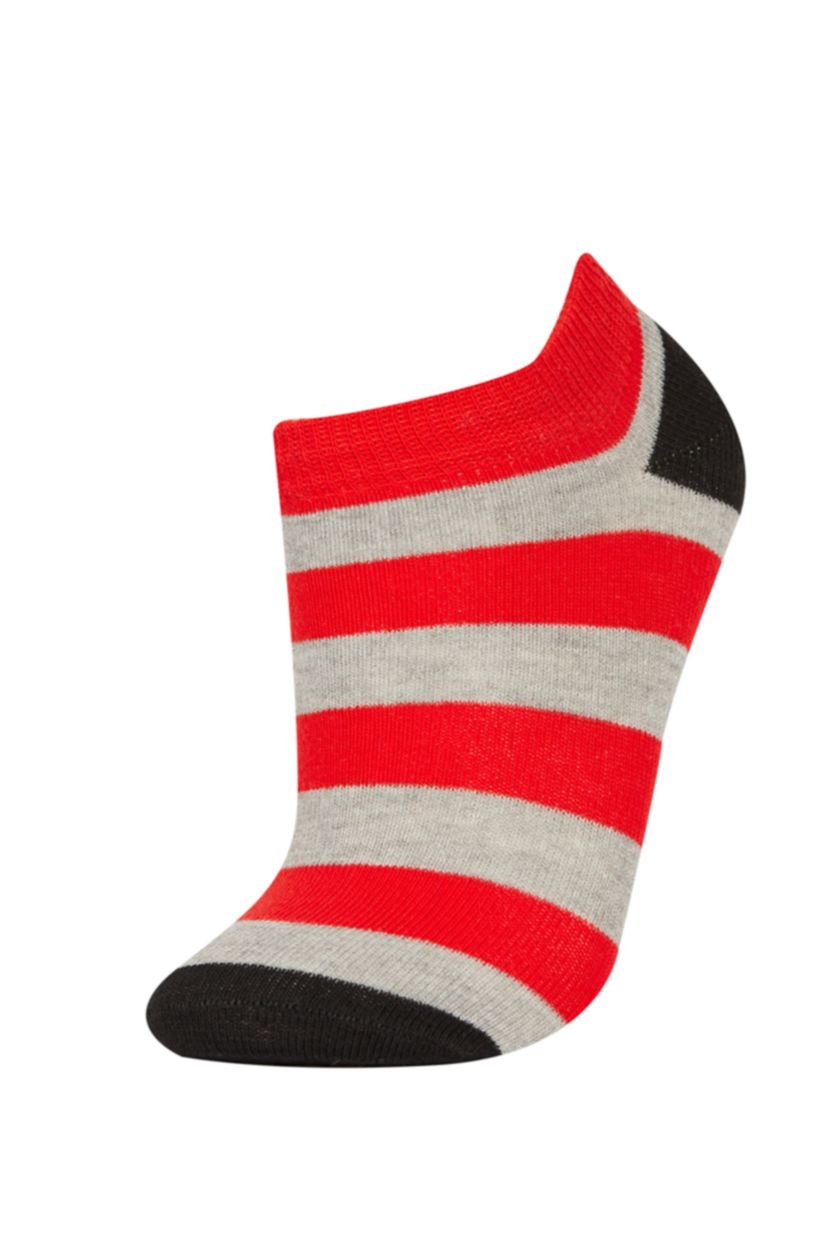 Erkek Çocuk - Genç Erkek Karma 7'li Pamuklu Patik Çorap Erkek Çocuk