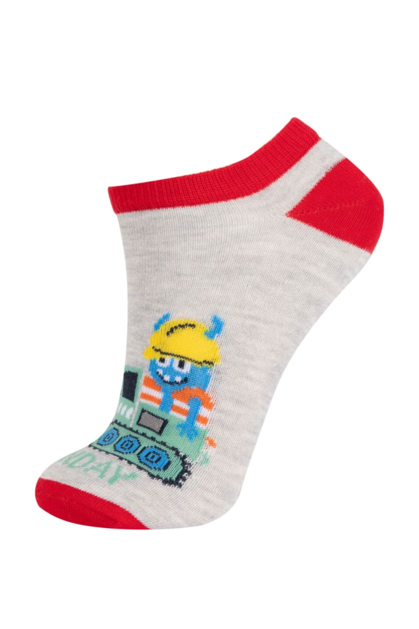 Erkek Çocuk - Genç Erkek Karma Erkek Çocuk 7'li Pamuklu Patik Çorap