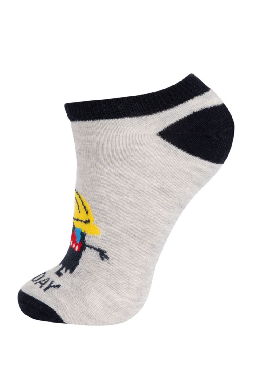 Erkek Çocuk - Genç Erkek Karma Erkek Çocuk 7'li Pamuklu Patik Çorap