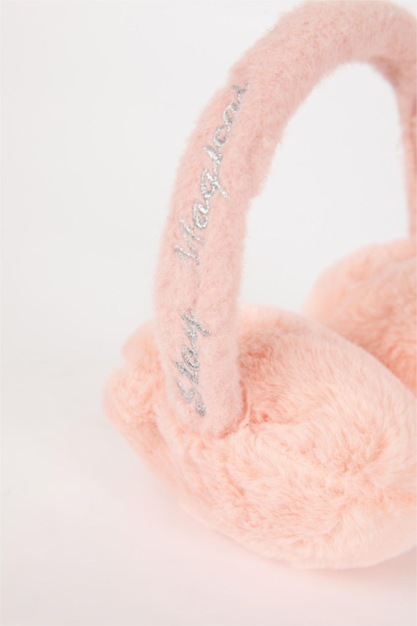 بنات زهري فاتح سماعات بناتي شتوي قطيفة مطرز