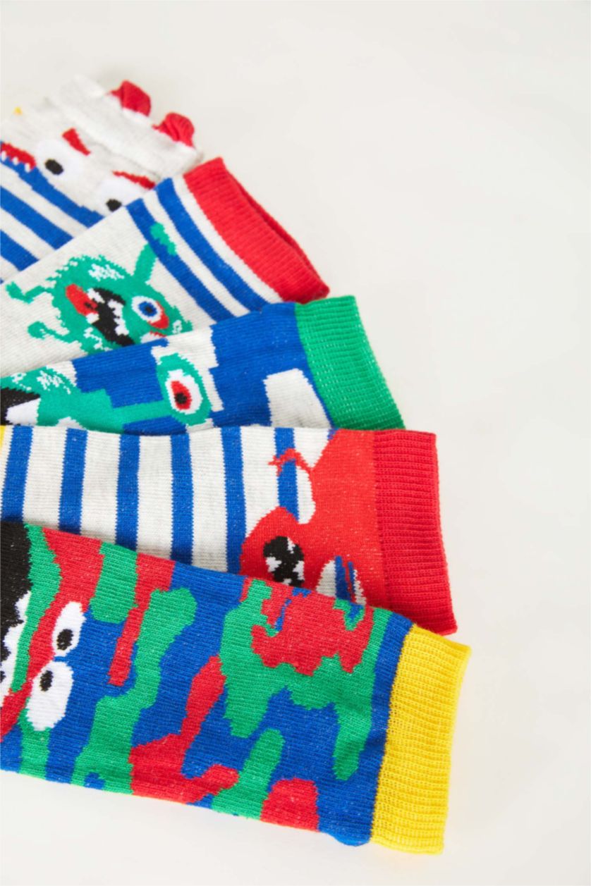 Boys & Teens Karma Boy 5 Piece Short Socks