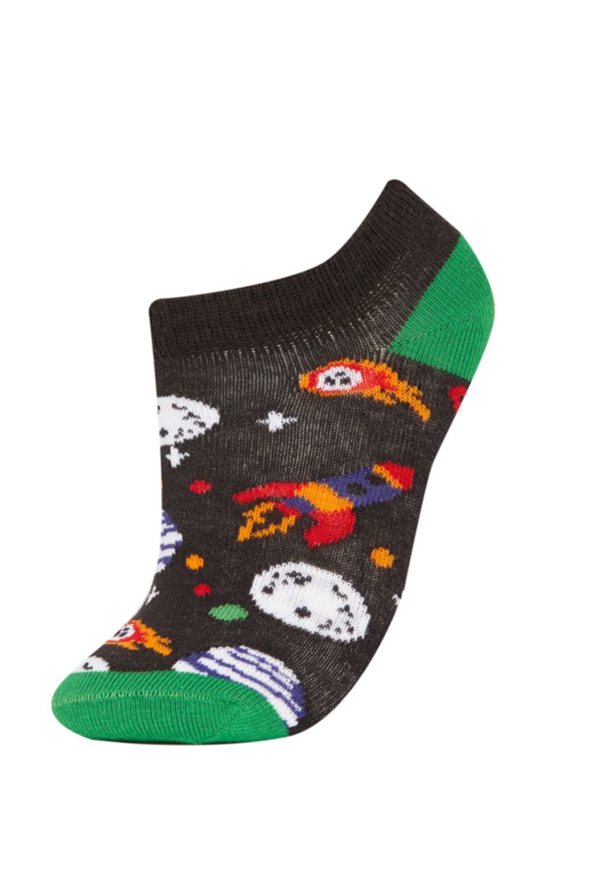 Erkek Çocuk - Genç Erkek Karma Erkek Çocuk 5'li Pamuklu Patik Çorap