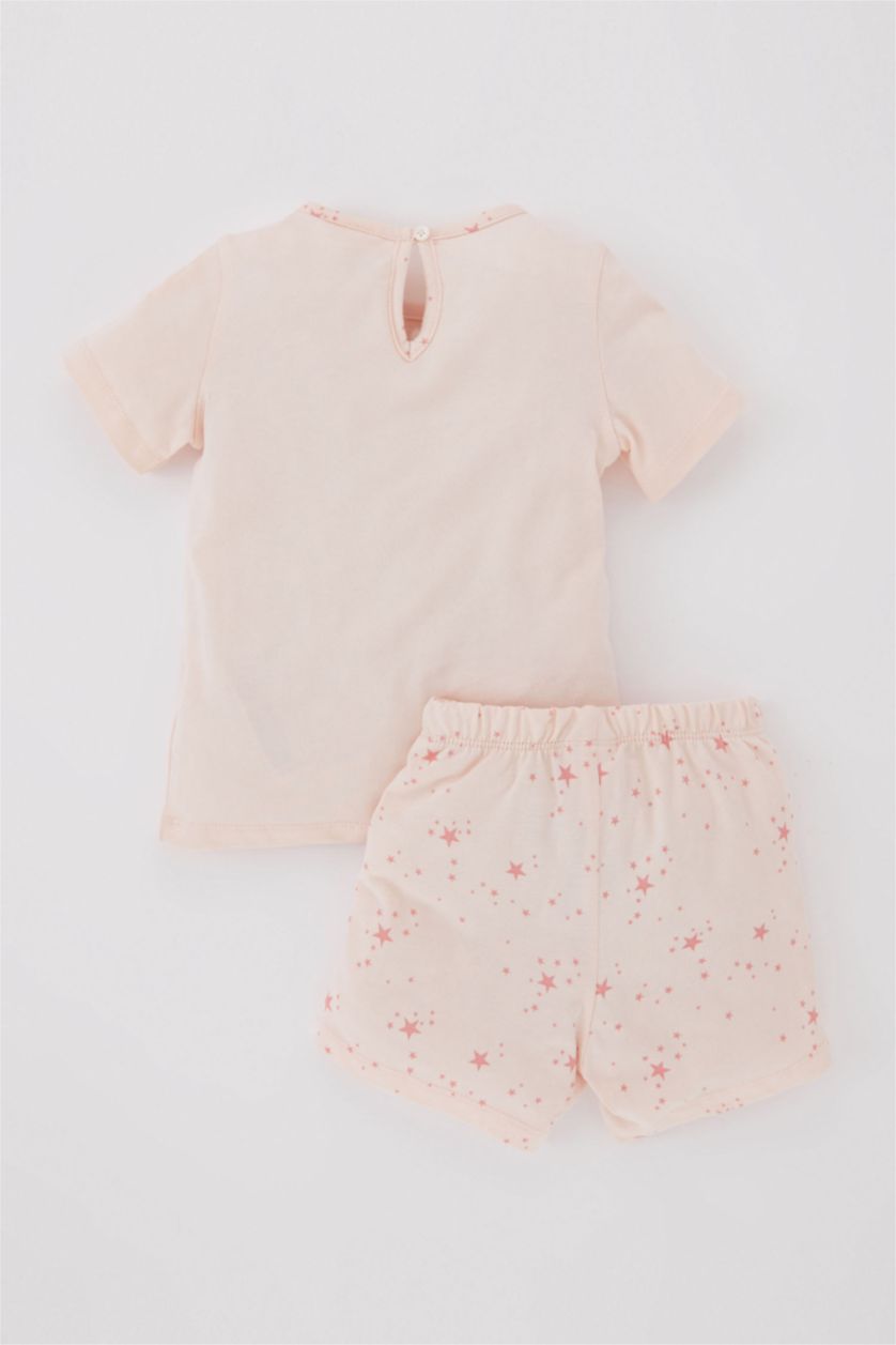 BÉBÉ FILLE Rose Clair Ensemble Pyjama Coupe Régulière - 2 Pièces