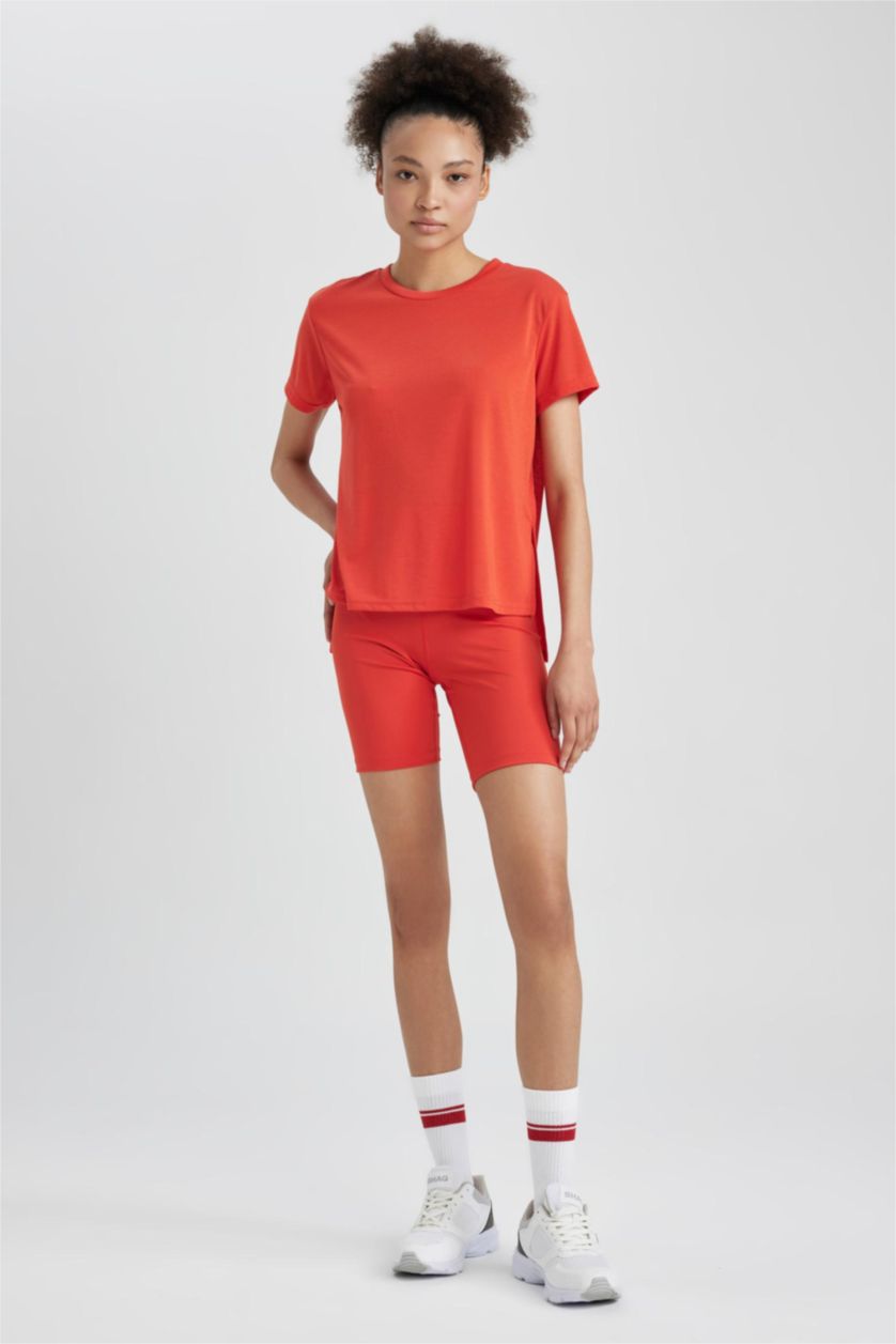 حريمي برتقالي ليجن بايكر رياضي برتقالي من DeFactoFit