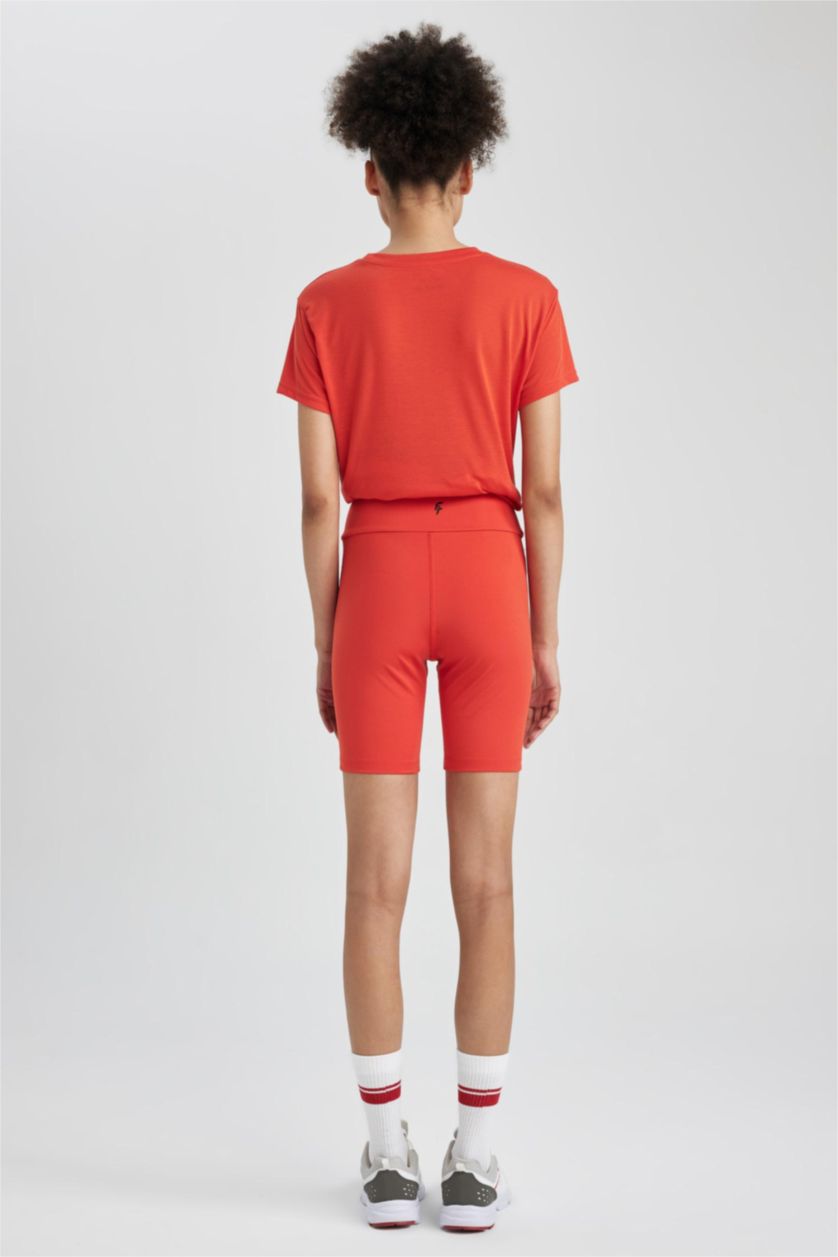 حريمي برتقالي ليجن بايكر رياضي برتقالي من DeFactoFit