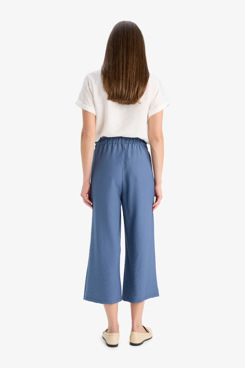 WOMAN Indigo Straight Leg Capri Pants