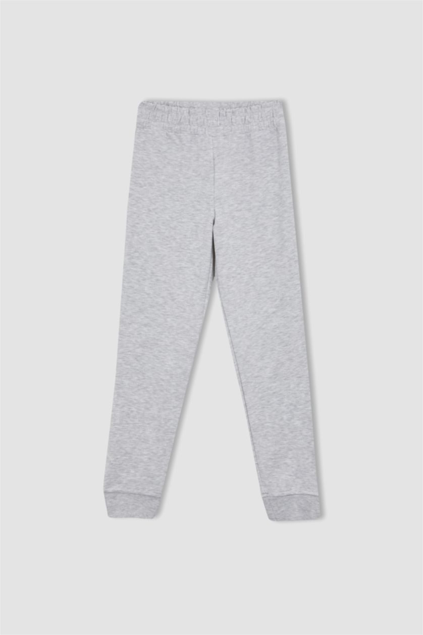 Girls & Teens Grey Melange 2 piece jogger Set