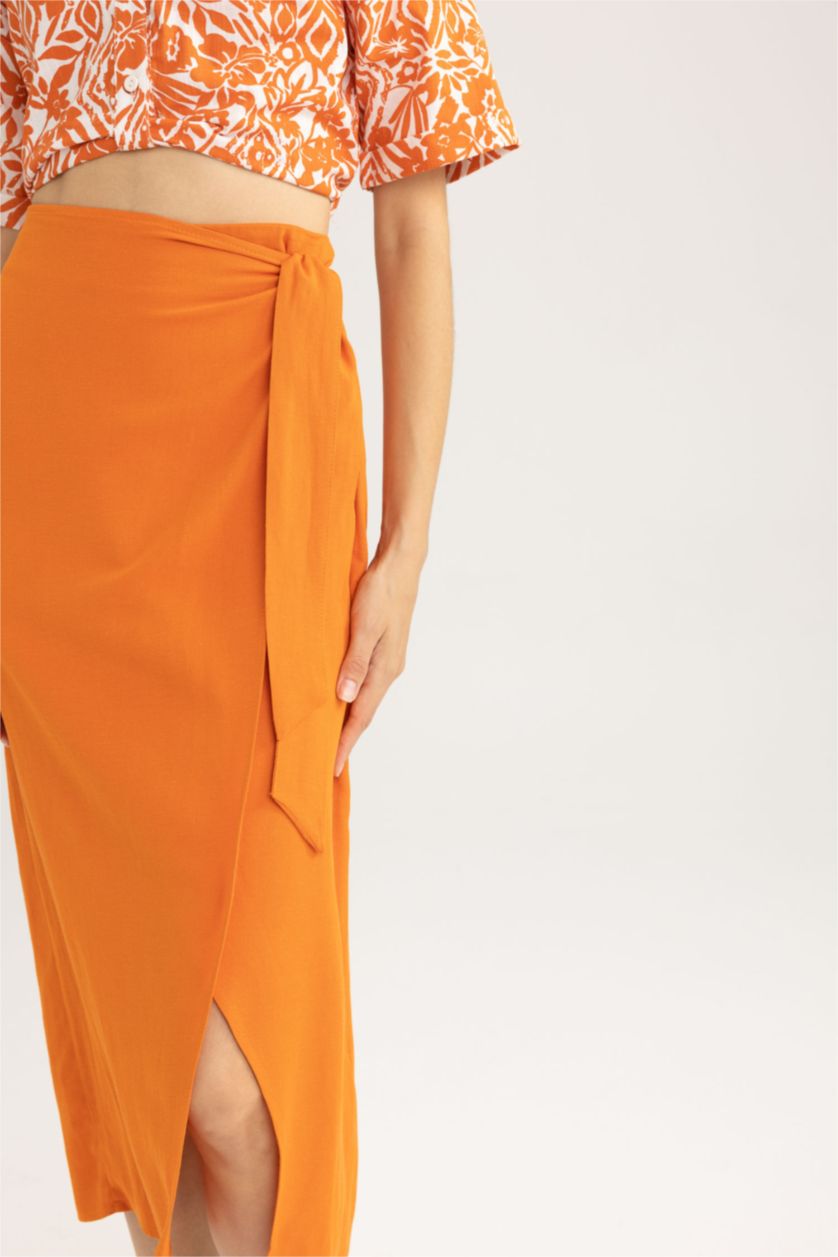 WOMAN Dark Orange Midi