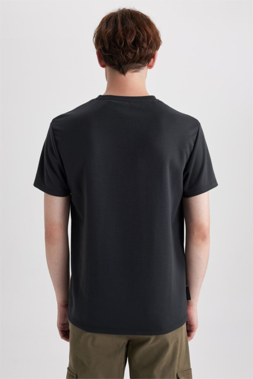 Man Anthracite Regular Fit Short Sleeve T-Shirt