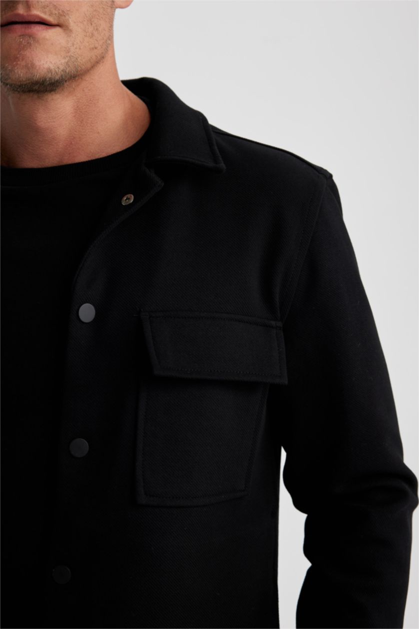 MAN Green Relax Fit Long Sleeve Shirt Jacket